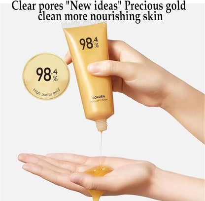 ✨ Gold Peel-Off Mask – Buy 1 Get 1 Free 🎁 | Radiant Glow & Deep Cleaning 💛