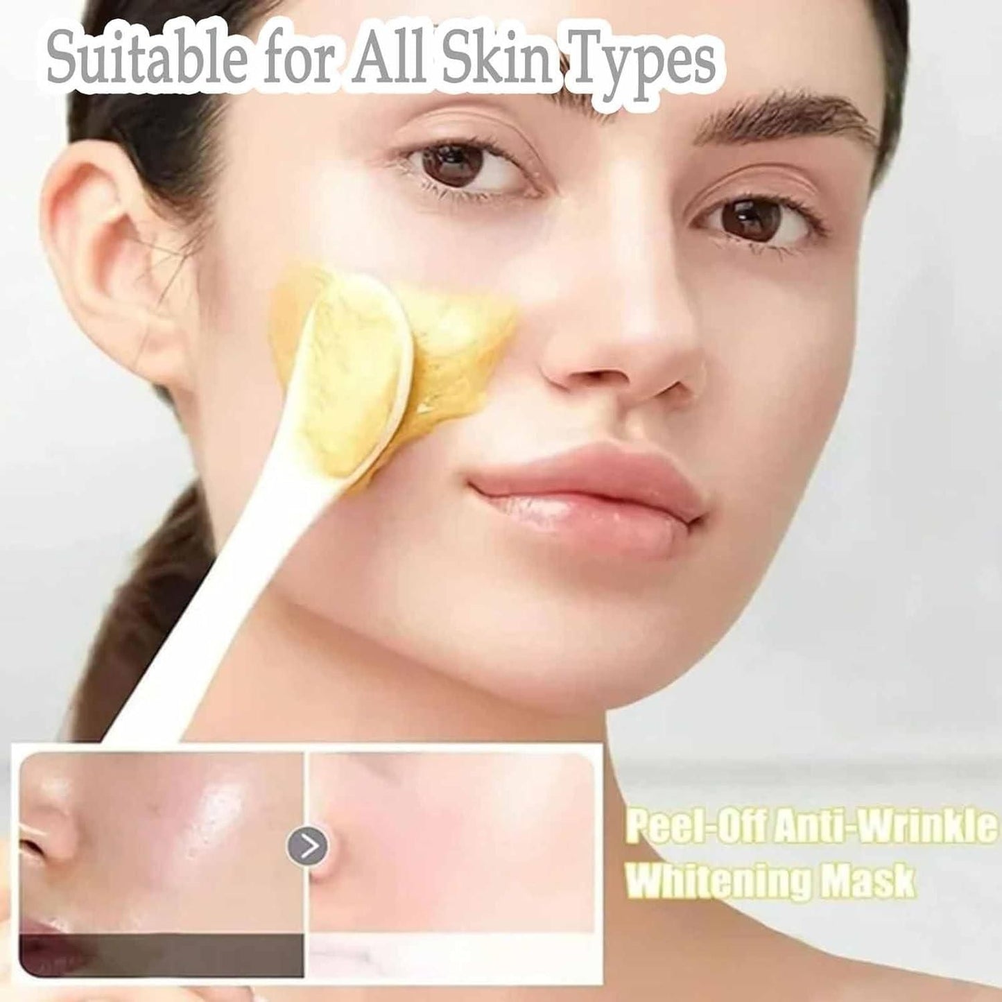 ✨ Gold Peel-Off Mask – Buy 1 Get 1 Free 🎁 | Radiant Glow & Deep Cleaning 💛