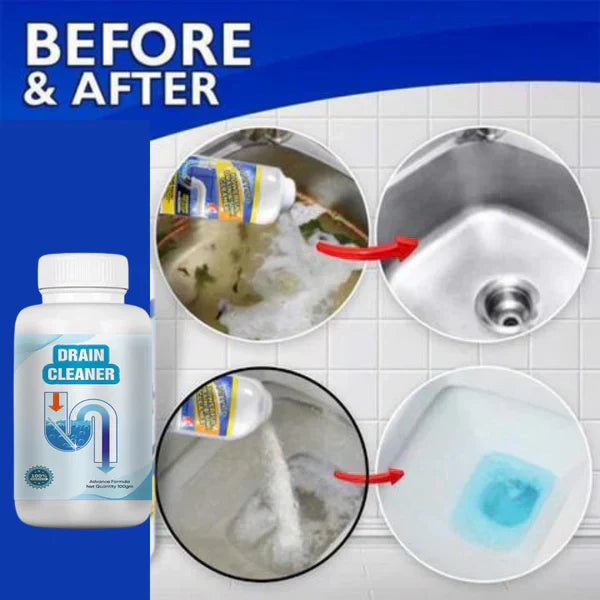 Powerful Drain Blockage & Sink Cleaner Powder